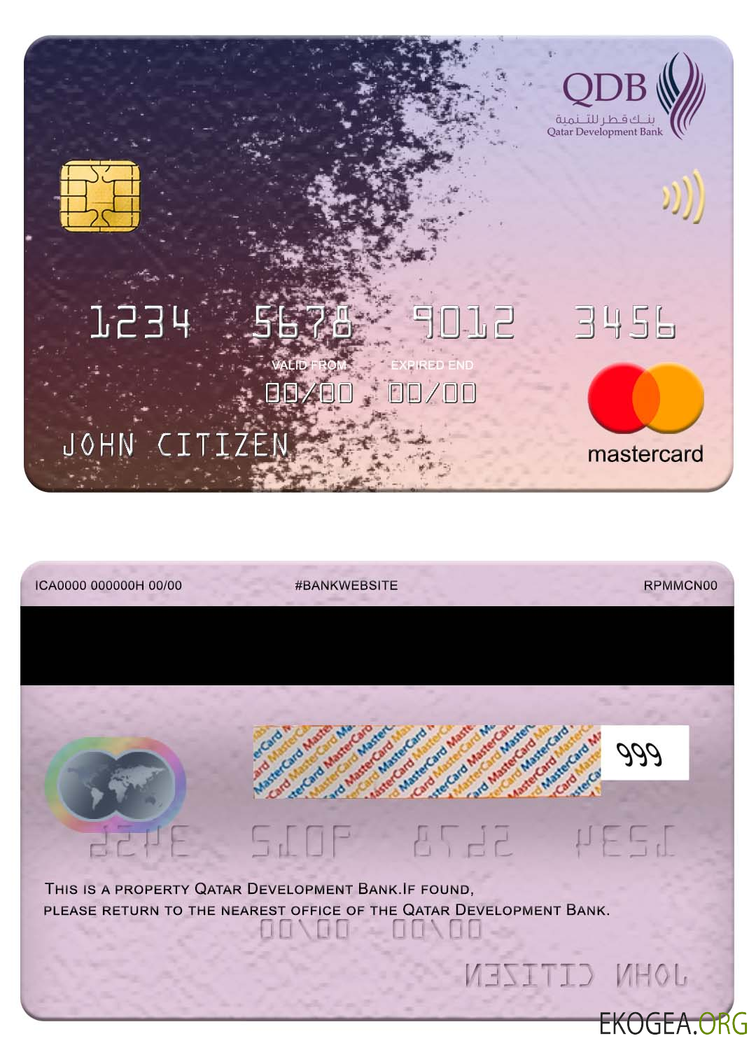 Mastercard de la Banque de développement du Qatar